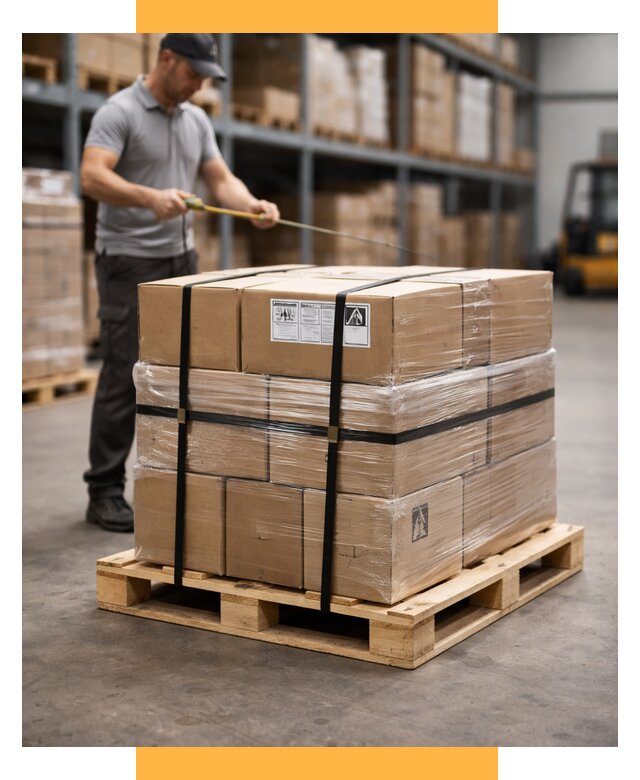 Упаковка и паллетирование грузов от 3582 р. | СетСервис-Срт