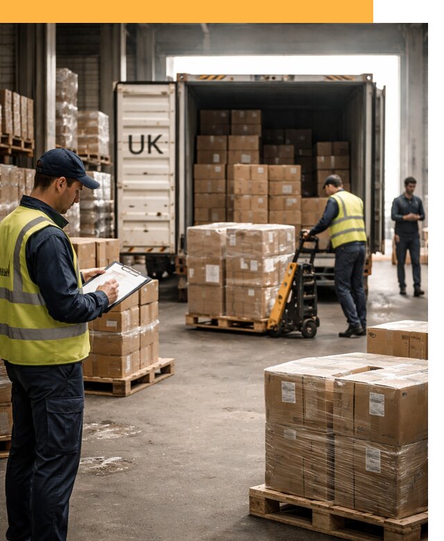 Доставка грузов из Великобритании с таможенным оформлением от 12791