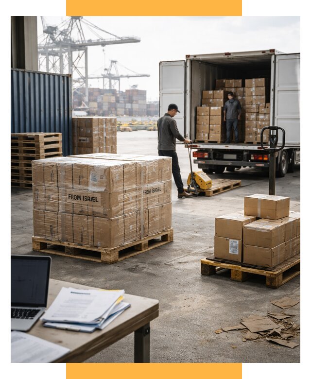 Доставка грузов из Израиля от 15350 р., логистика от СетСервис-Срт