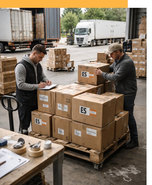 Доставка грузов в Испанию автотранспортом от 35816 руб