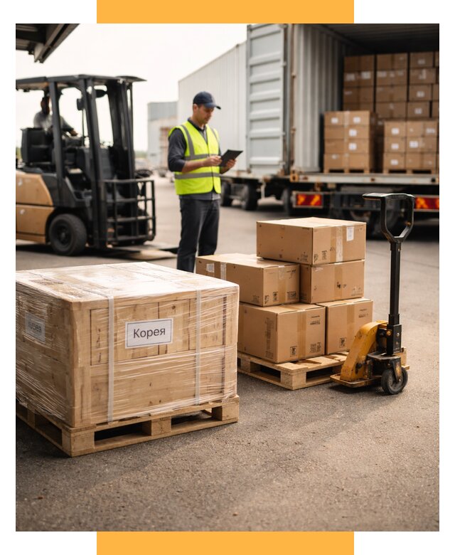 Доставка грузов в Корею из России от 35816 р. | СетСервис-Срт