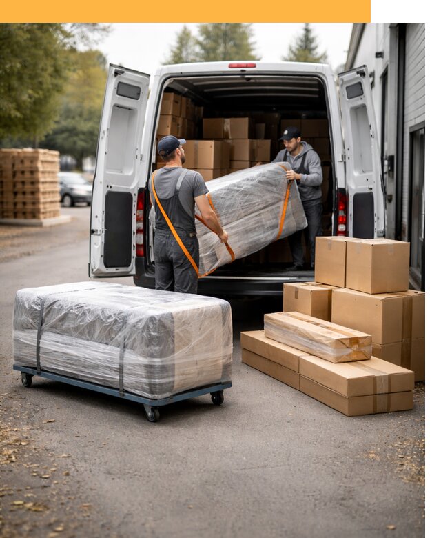 Перевозка мебели по России и за рубеж с таможней от 7675