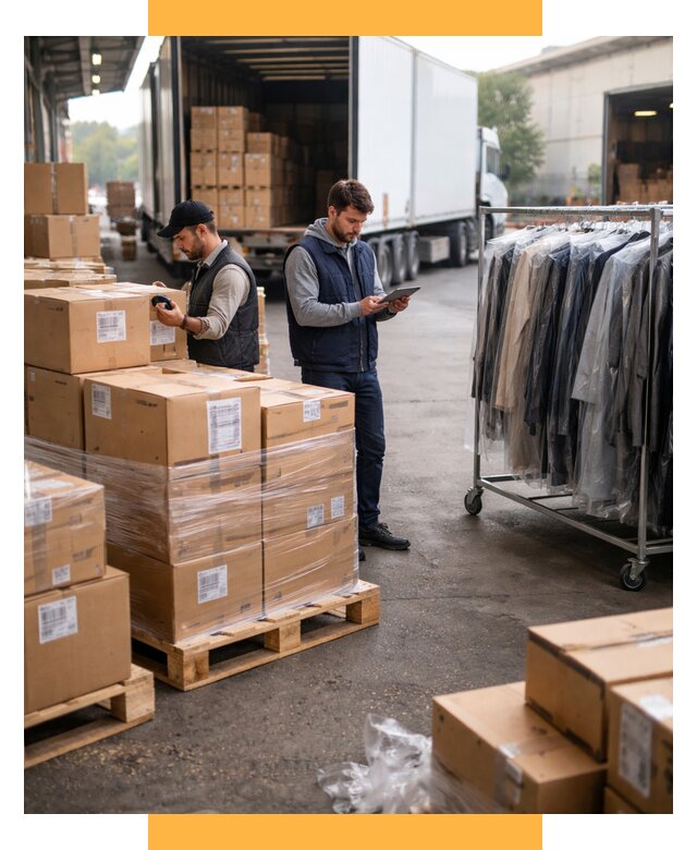 Перевозка и доставка одежды из Китая от 7675 р., СетСервис-Срт