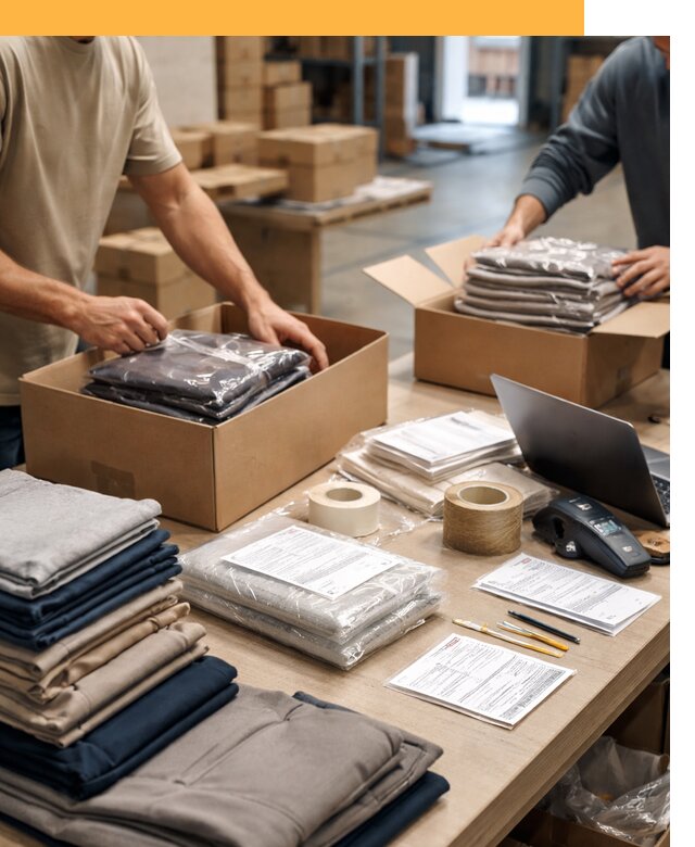 Перевозка одежды по миру от 7675 руб. с таможенным оформлением