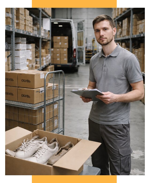 Доставка обуви из Китая и Турции от 4605 р. СетСервис-Срт