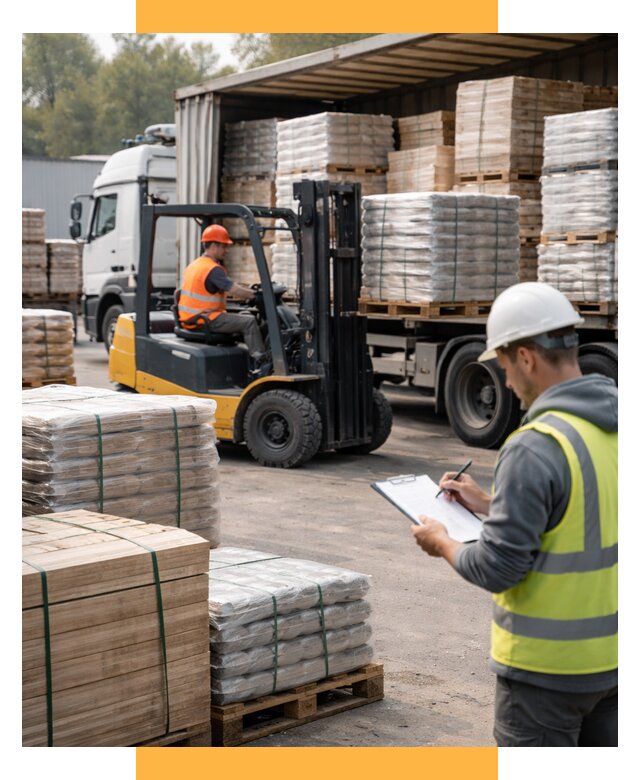 Перевозка строительных материалов от 5628 р. | СетСервис-Срт