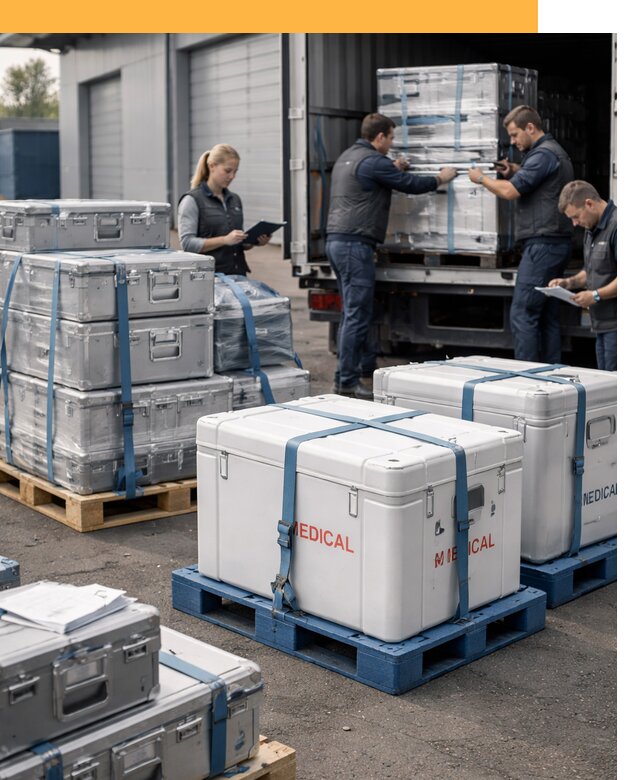 Перевозка медицинского оборудования по всему миру от 15350 руб