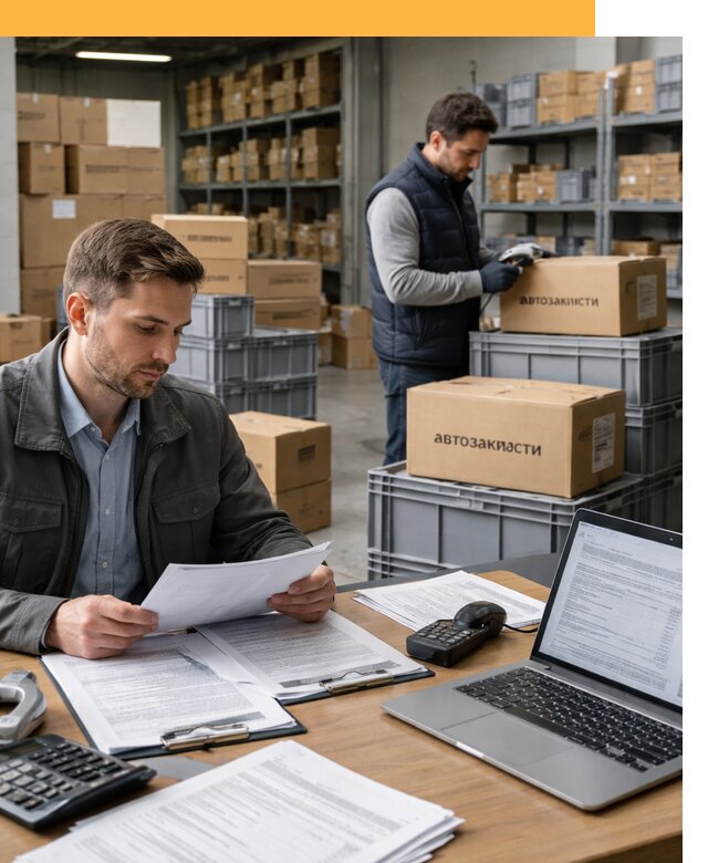 Таможенное оформление автозапчастей по выгодным тарифам от 8698