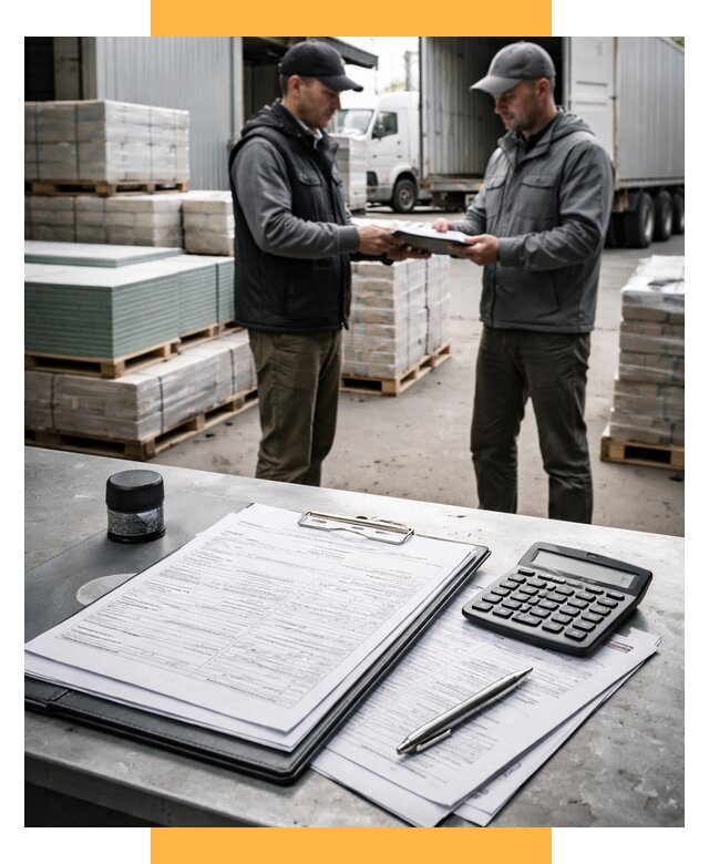 Таможенное оформление стройматериалов от 8698 р. | СетСервис-Срт